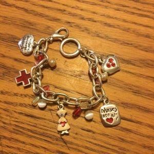 Nurse charm bracelet